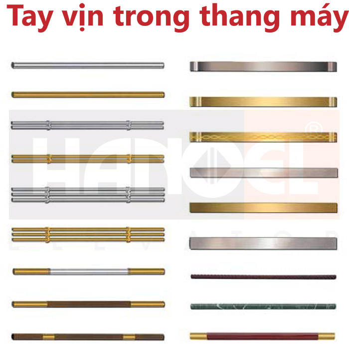 Tay vịn thang máy Hanoel