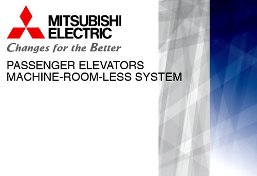 Các loại thang máy không phòng máy Mitsubishi